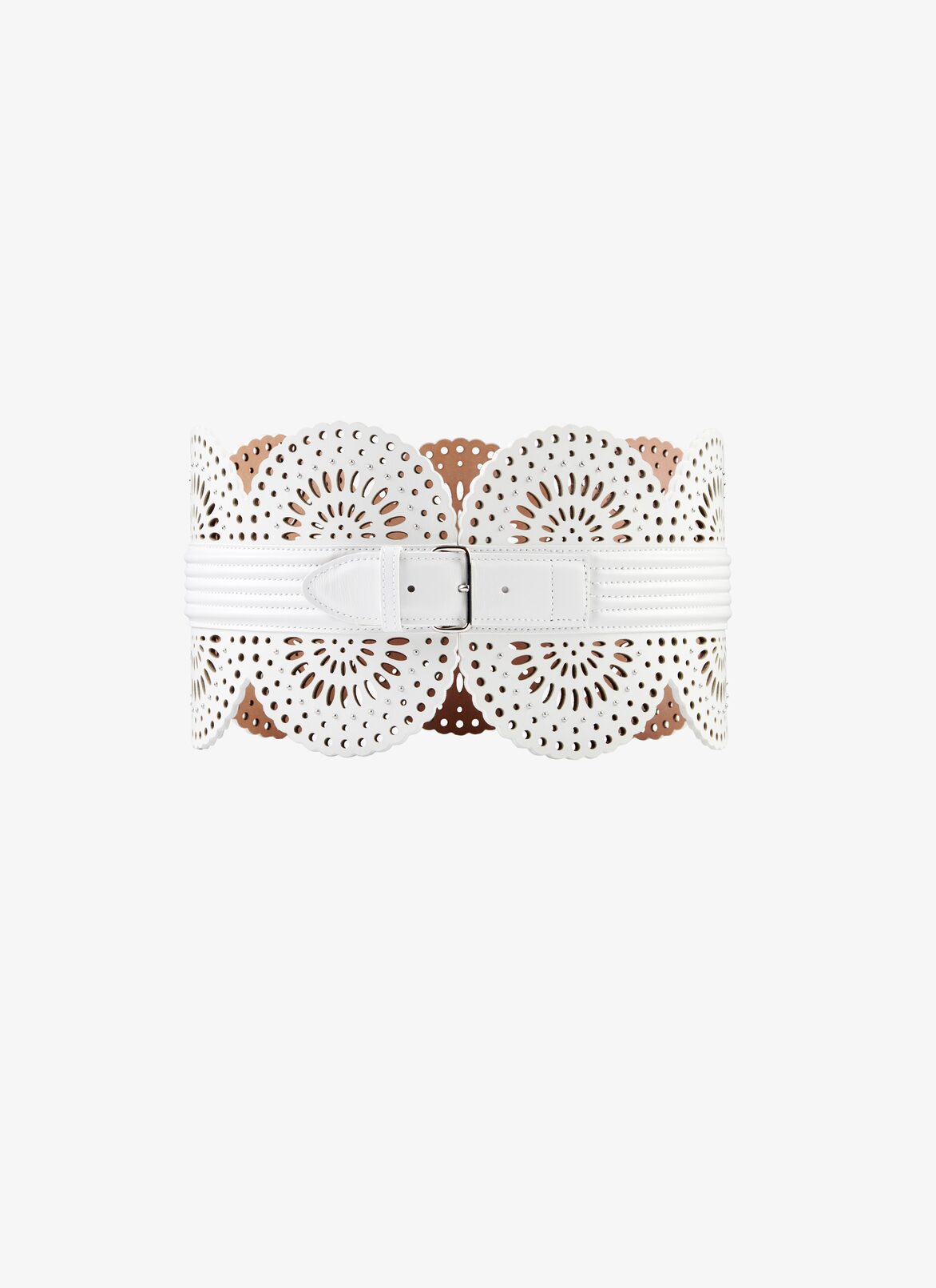 Belts ALAÏA OPTIC WHITE BELTS